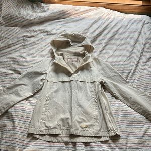 Thomas Burberry Windbreaker  color: cream size: Large